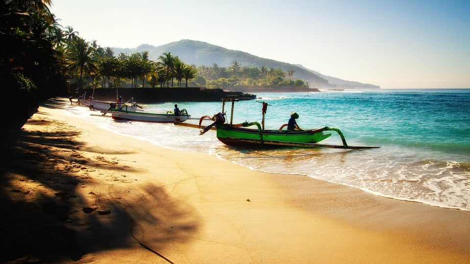 Boats on the Beach